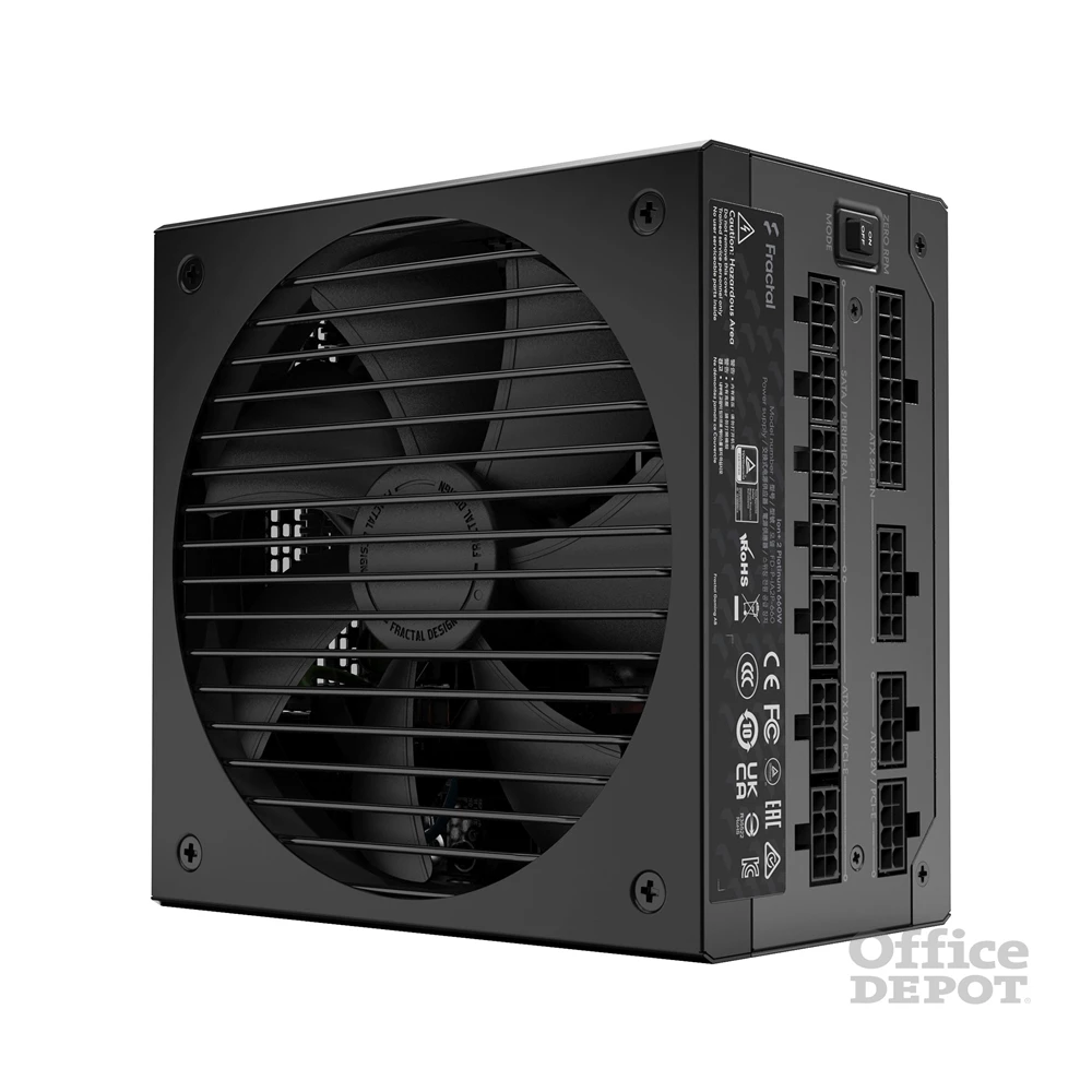Fractal Design Ion+ 2 650W (660W) 80+ Platinum ventillátorral moduláris dobozos tápegység