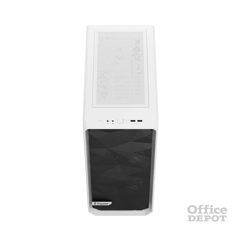 Fractal Design Meshify 2 Compact Lite fehér (táp nélküli) ablakos ATX ház
