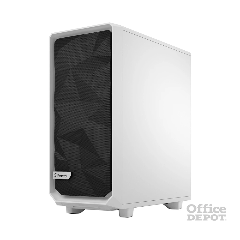 Fractal Design Meshify 2 Compact Lite fehér (táp nélküli) ablakos ATX ház