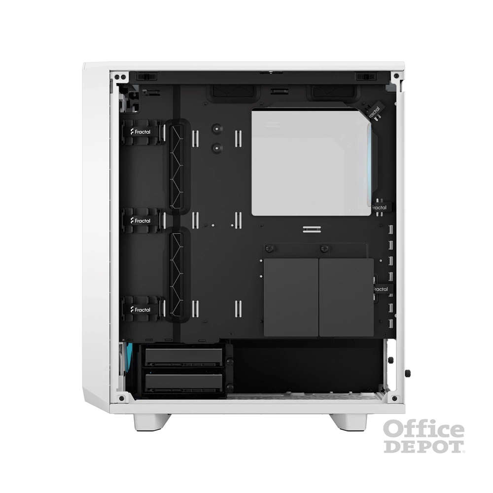 Fractal Design Meshify 2 Compact RGB fehér (táp nélküli) ablakos ATX ház