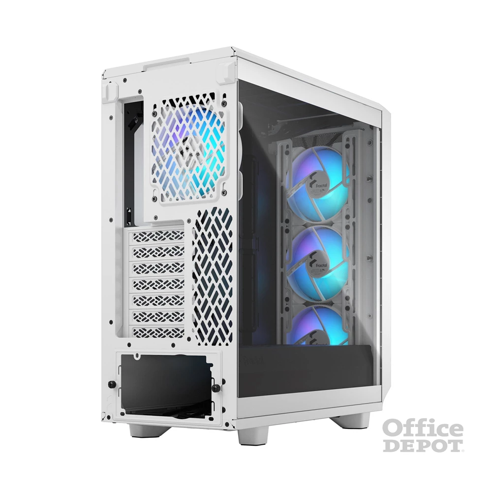 Fractal Design Meshify 2 Compact RGB fehér (táp nélküli) ablakos ATX ház