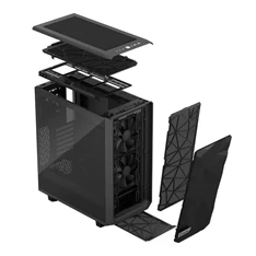 Fractal Design Meshify 2 Compact Szürke világos ablakos (Táp nélküli) ATX ház Fractal Design Meshify 2 Compact Szürke világos ablakos (Táp nélküli) ATX ház