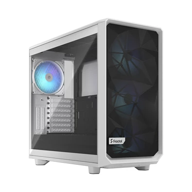 Fractal Design Meshify 2 RGB Fehér ablakos (Táp nélküli) E-ATX ház Fractal Design Meshify 2 RGB Fehér ablakos (Táp nélküli) E-ATX ház
