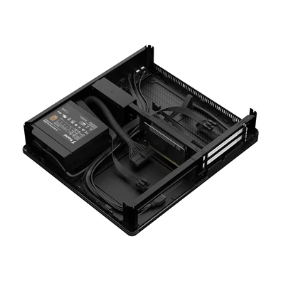 Fractal Design Node 202 450W Fekete mini-ITX ház Fractal Design Node 202 450W Fekete mini-ITX ház