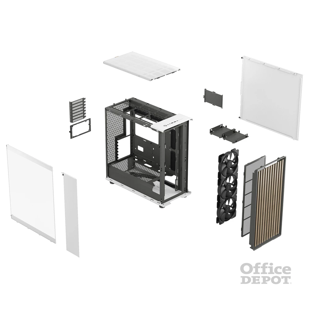 Fractal Design North XL fehér (táp nélküli) ablakos EATX ház