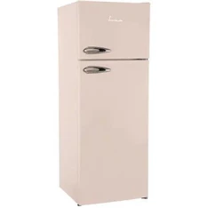 Fram FDD-VRL212BGF+ bézs, felülfagyasztós, Hűtő:171L, Fagyasztó:42L, Less. frost hűtőszekrény (Újszerű)