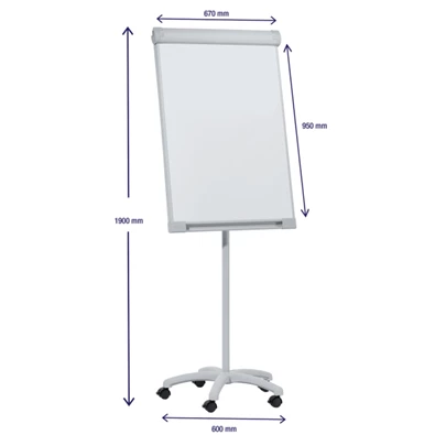 Franken FC41 Eco mágneses mobil flipchart tábla Franken FC41 Eco mágneses mobil flipchart tábla