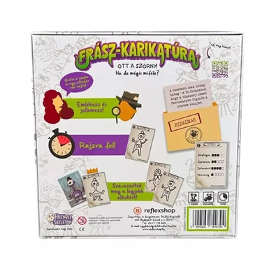 Frász-karikatúra társasjáték Frász-karikatúra társasjáték