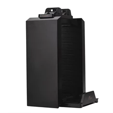 FroggieX FX-P4-C1-B Charge & Disc Tower PS4 dual töltőállomás + lemez tartó állvány FroggieX FX-P4-C1-B Charge & Disc Tower PS4 dual töltőállomás + lemez tartó állvány