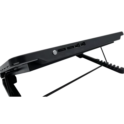 FroggieX FX-PC-P2-R HyperCooling notebook hütőpad telefontartóval FroggieX FX-PC-P2-R HyperCooling notebook hütőpad telefontartóval
