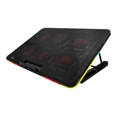 FroggieX FX-PC-P2-R HyperCooling notebook hütőpad telefontartóval FroggieX FX-PC-P2-R HyperCooling notebook hütőpad telefontartóval