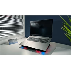 FroggieX FX-PC-P2-R HyperCooling notebook hütőpad telefontartóval FroggieX FX-PC-P2-R HyperCooling notebook hütőpad telefontartóval
