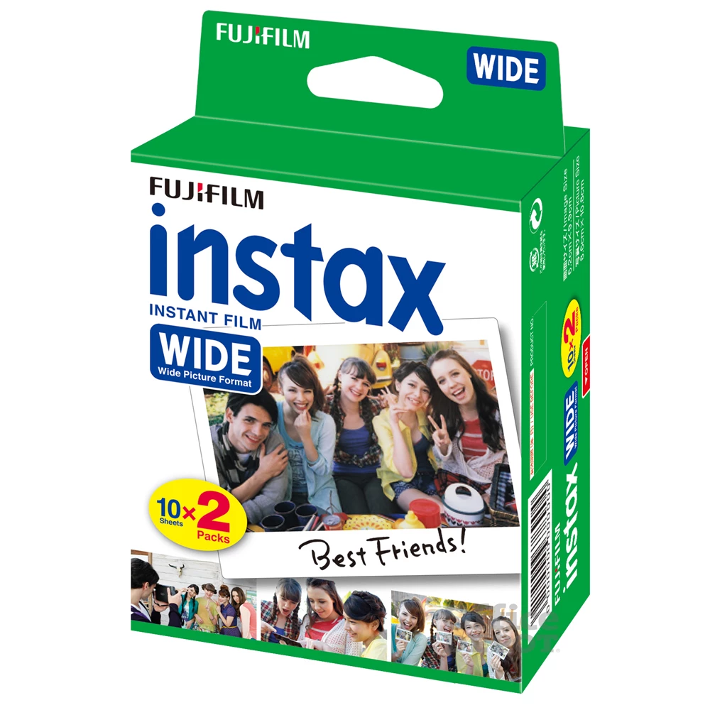 Fujifilm Instax WIDE 210, 300-hoz fényes (10x2/doboz) 20 db képre film
