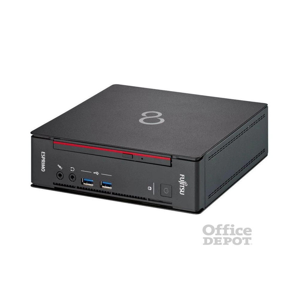 Fujitsu Esprimo Q958 Micro/i5-8500T/16GB/256GB SSD/Win Pro COA/fekete asztali számítógép (Használt A+,felújított)