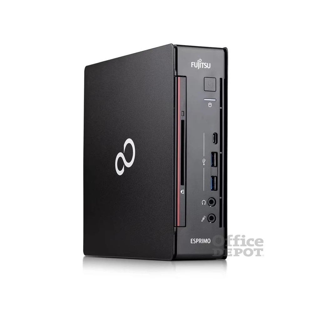 Fujitsu Esprimo Q958 Micro/i3-8100T/8GB/256GB SSD/Win Pro COA/fekete asztali számítógép (Használt A+,felújított) Fujitsu Esprimo Q958 Micro/i3-8100T/8GB/256GB SSD/Win Pro COA/fekete asztali számítógép (Használt A+,felújított)
