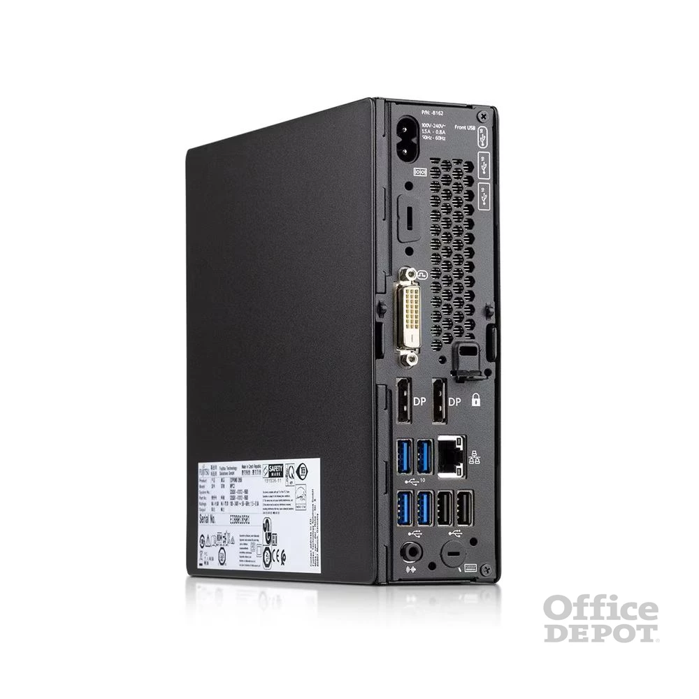 Fujitsu Esprimo Q958 Micro/i3-8100T/8GB/256GB SSD/Win Pro COA/fekete asztali számítógép (Használt A+,felújított) Fujitsu Esprimo Q958 Micro/i3-8100T/8GB/256GB SSD/Win Pro COA/fekete asztali számítógép (Használt A+,felújított)