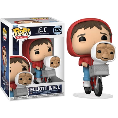 Funko POP! Movies (1252) E.T. the ExtraTerestrial - Elliot & E.T. in Bike Basket figura Funko POP! Movies (1252) E.T. the ExtraTerestrial - Elliot & E.T. in Bike Basket figura