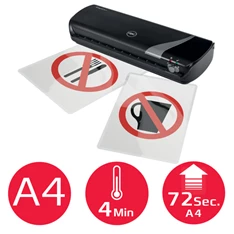 GBC Inspire+ A4 fekete laminálógép szett GBC Inspire+ A4 fekete laminálógép szett