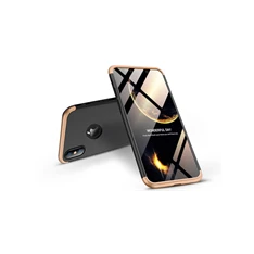 GKK GK0261 Apple iPhone XS Max hátlap - GKK 360 Full Protection 3in1 - Logo - fekete/arany GKK GK0261 Apple iPhone XS Max hátlap - GKK 360 Full Protection 3in1 - Logo - fekete/arany