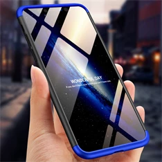 GKK GK0279 Apple iPhone XS Max hátlap - GKK 360 Full Protection 3in1 - fekete/kék GKK GK0279 Apple iPhone XS Max hátlap - GKK 360 Full Protection 3in1 - fekete/kék