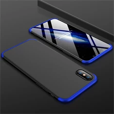 GKK GK0279 Apple iPhone XS Max hátlap - GKK 360 Full Protection 3in1 - fekete/kék GKK GK0279 Apple iPhone XS Max hátlap - GKK 360 Full Protection 3in1 - fekete/kék