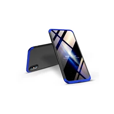 GKK GK0279 Apple iPhone XS Max hátlap - GKK 360 Full Protection 3in1 - fekete/kék GKK GK0279 Apple iPhone XS Max hátlap - GKK 360 Full Protection 3in1 - fekete/kék
