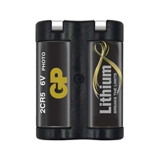 GP 2CR5 Lithium 6V 1db/bliszter fotó elem GP 2CR5 Lithium 6V 1db/bliszter fotó elem