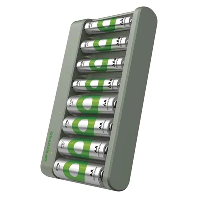 GP B50829 Eco E821 + 4×AA 2100 + 4×AAA 850 akkumulátor töltő GP B50829 Eco E821 + 4×AA 2100 + 4×AAA 850 akkumulátor töltő