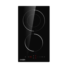 Gaba GMH-C-2DZ fekete,beépíthető, elektromos üvegkerámia, főzőzóna:2, beépíthető méret:50cm, főzőlap
