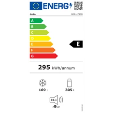 Gaba GMR-474CD 474 L Négyajtós NoFrost hűtőszekrény Gaba GMR-474CD 474 L Négyajtós NoFrost hűtőszekrény