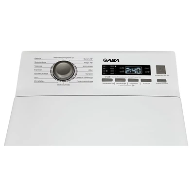 Gaba GMW-612CSB 6 kg felültöltős mosógép Gaba GMW-612CSB 6 kg felültöltős mosógép