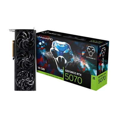 Gainward GeForce RTX 5070 Python III 12GB GDDR7 192bit videokártya Gainward GeForce RTX 5070 Python III 12GB GDDR7 192bit videokártya