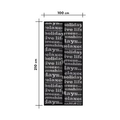 Garden of Eden 11398B 100 x 210 cm feliratos szúnyogháló függöny ajtóra Garden of Eden 11398B 100 x 210 cm feliratos szúnyogháló függöny ajtóra