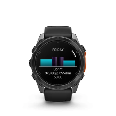 Garmin 010-02905-00 fenix 8 AMOLED (51mm) szilikon pántos fekete okosóra Garmin 010-02905-00 fenix 8 AMOLED (51mm) szilikon pántos fekete okosóra