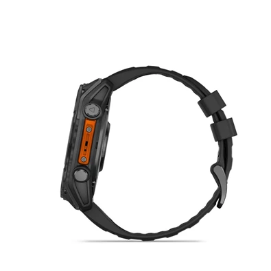 Garmin 010-02905-00 fenix 8 AMOLED (51mm) szilikon pántos fekete okosóra Garmin 010-02905-00 fenix 8 AMOLED (51mm) szilikon pántos fekete okosóra