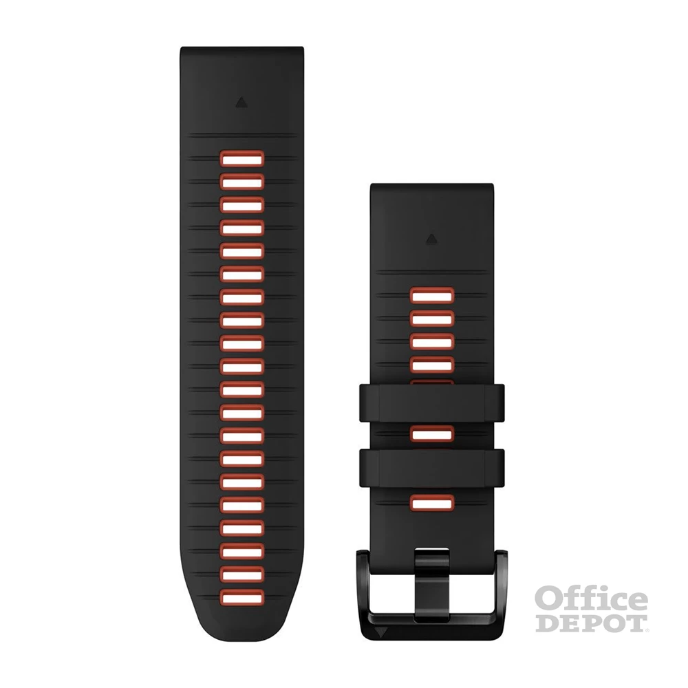 Garmin 010-13281-06 QuickFit 26mm fekete/piros szilikon óraszíj