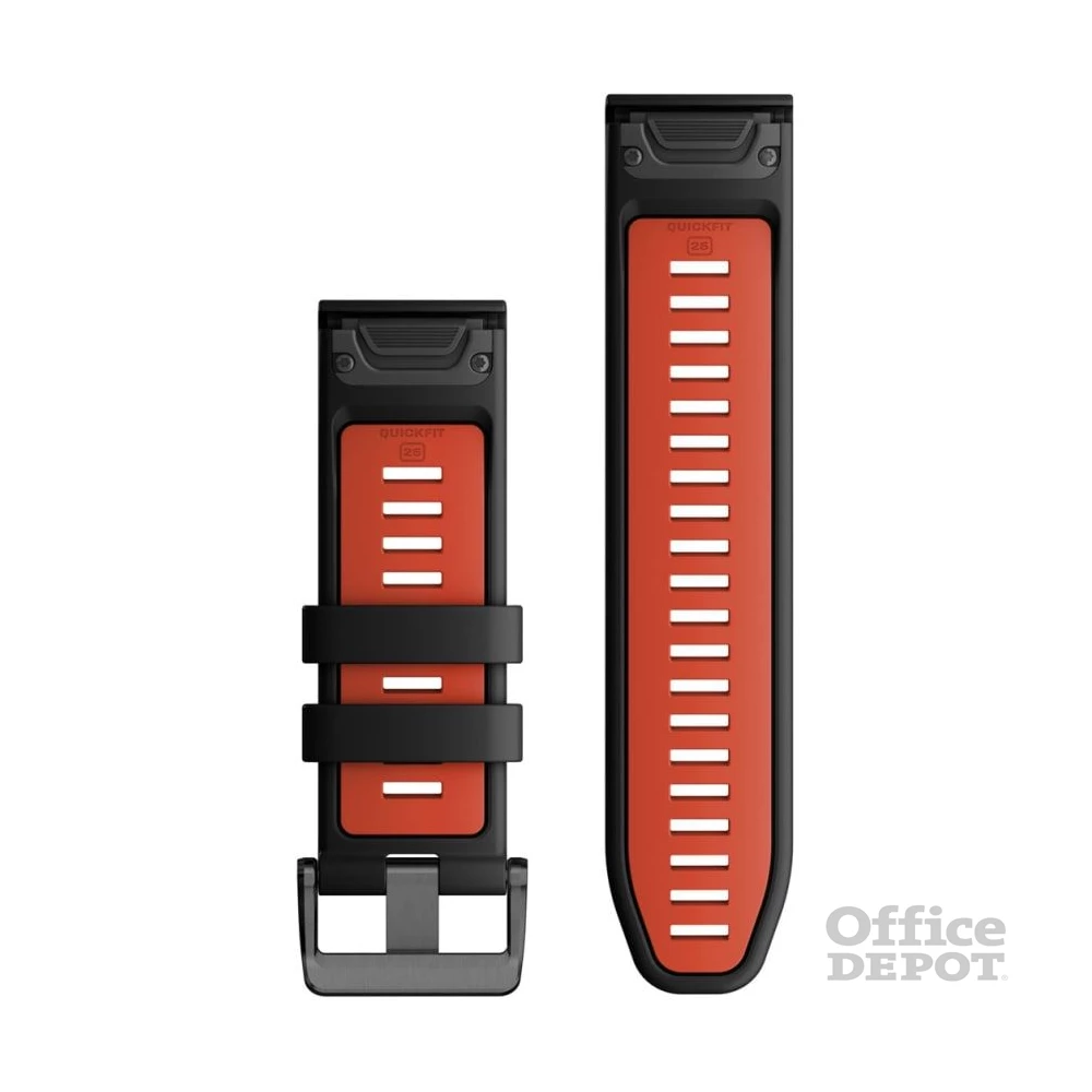 Garmin 010-13281-06 QuickFit 26mm fekete/piros szilikon óraszíj