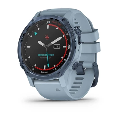 Garmin Descent Mk2S ásványkék tengerkék szilikon szíjjal okosóra Garmin Descent Mk2S ásványkék tengerkék szilikon szíjjal okosóra