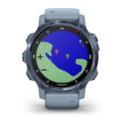 Garmin Descent Mk2S ásványkék tengerkék szilikon szíjjal okosóra Garmin Descent Mk2S ásványkék tengerkék szilikon szíjjal okosóra