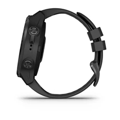 Garmin Descent Mk2S karbon szürke DLC fekete szilikon szíjjal okosóra Garmin Descent Mk2S karbon szürke DLC fekete szilikon szíjjal okosóra