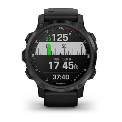 Garmin Descent Mk2S karbon szürke DLC fekete szilikon szíjjal okosóra Garmin Descent Mk2S karbon szürke DLC fekete szilikon szíjjal okosóra