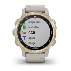 Garmin Descent Mk2S világos arany világos homokkő szilikon szíjjal okosóra Garmin Descent Mk2S világos arany világos homokkő szilikon szíjjal okosóra