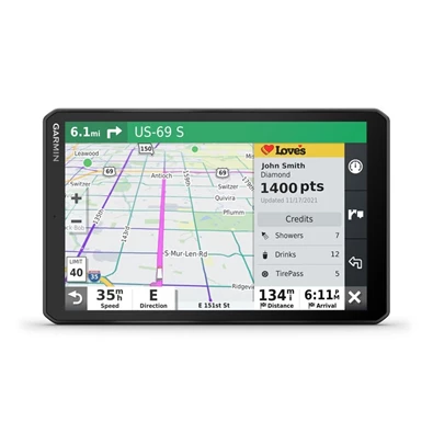 Garmin Dezl LGV810 MT-D teherautós navigáció Garmin Dezl LGV810 MT-D teherautós navigáció