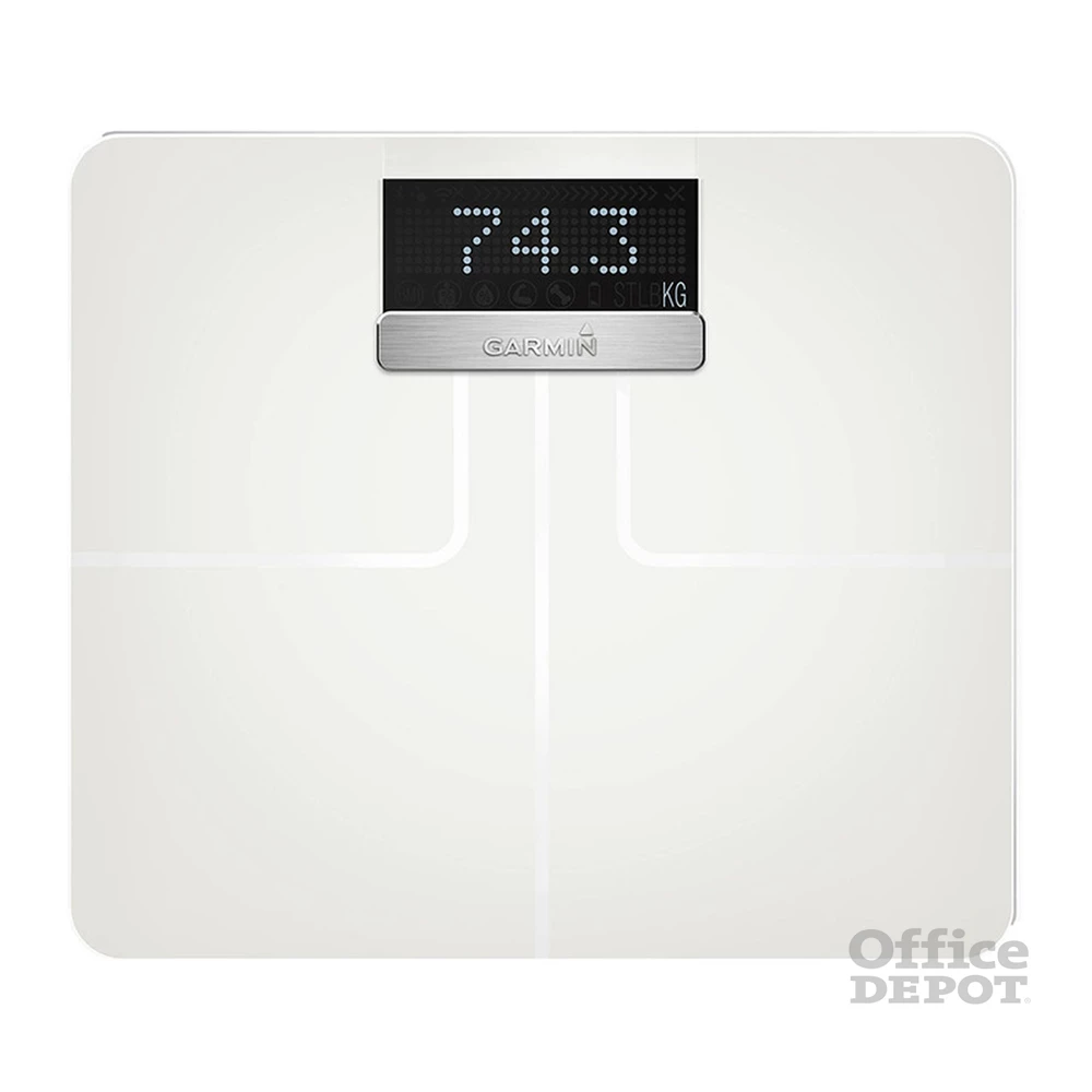 Garmin Index Smart Scale fehér digitális testtömeg összetétel elemző okosmérleg