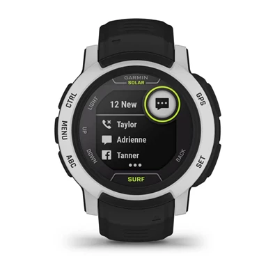 Garmin Instinct 2 Solar Surf fekete okosóra Garmin Instinct 2 Solar Surf fekete okosóra