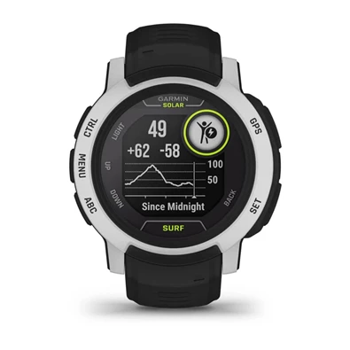 Garmin Instinct 2 Solar Surf fekete okosóra Garmin Instinct 2 Solar Surf fekete okosóra
