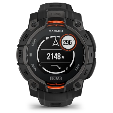 Garmin Instinct 3 45mm Solar fekete okosóra