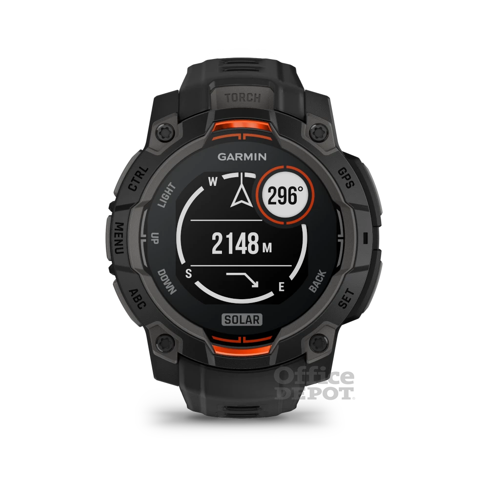 Garmin Instinct 3 45mm Solar fekete okosóra
