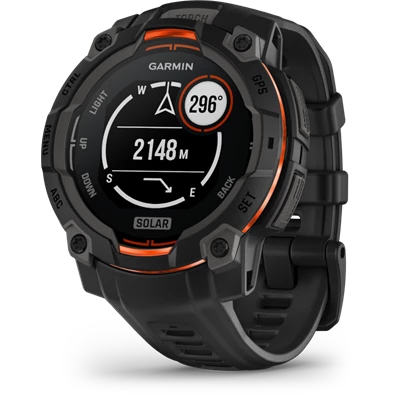 Garmin Instinct 3 45mm Solar fekete okosóra