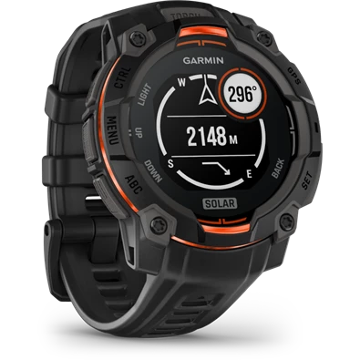 Garmin Instinct 3 45mm Solar fekete okosóra